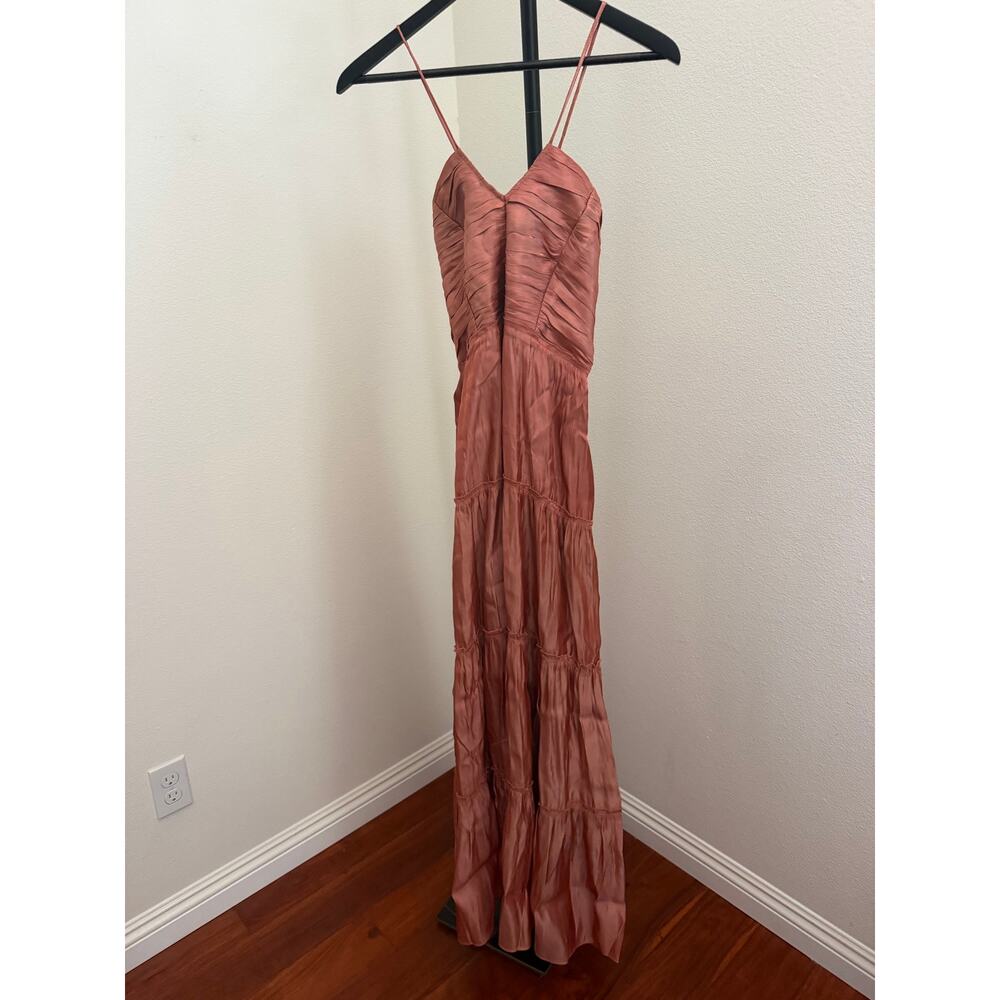 New O.P.T east cowboy copper midi dress $172 sz XL - Picture 5 of 7